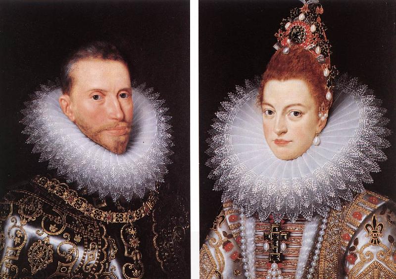 POURBUS, Frans the Younger Archdukes Albert and Isabella khnk